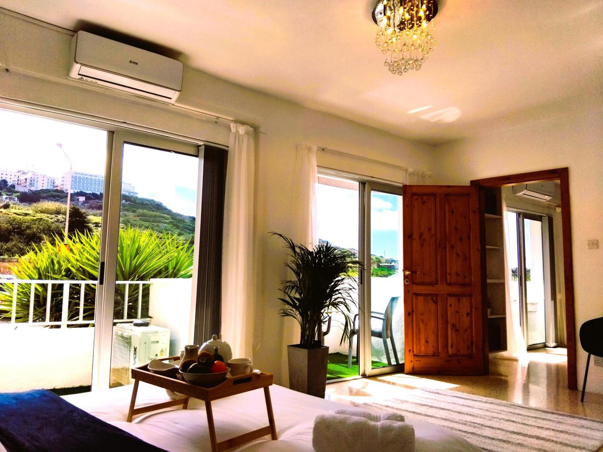 Close To Beach Unique & Cozy Apartment 3 Balconies Country Views Mellieħa Esterno foto